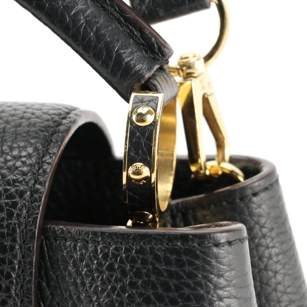 Louis Vuitton Black Taurillon Capucines BB Bag - Picture 7 of 9